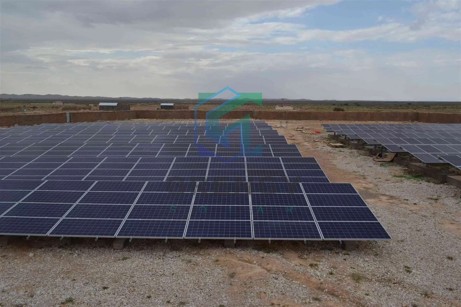 Flat Roof Solar Mounting with Concrete Base Flat Roof Solar Mounting with Concrete Base